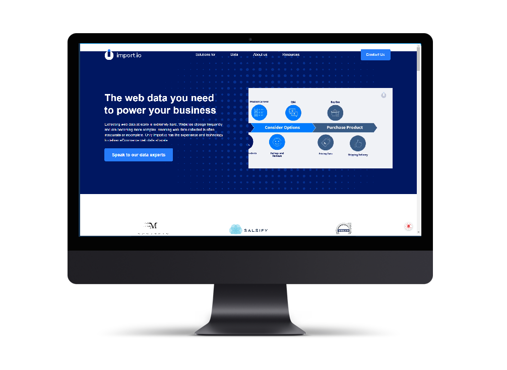 Data parsing for Import.io